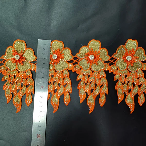 Multi Colour Sequin And Stone Lace Multi Colour Sequin And Stone Lace