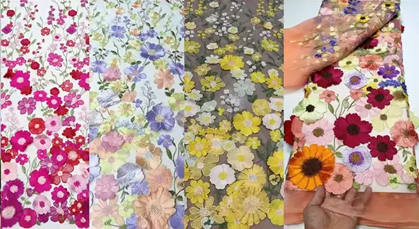 Custom Luxury Heavy Made Embroidery Tulle Beads Lace Mesh Beaded Fabric Custom Luxury Heavy Made Embroidery Tulle Beads Lace Mesh Beaded Fabric