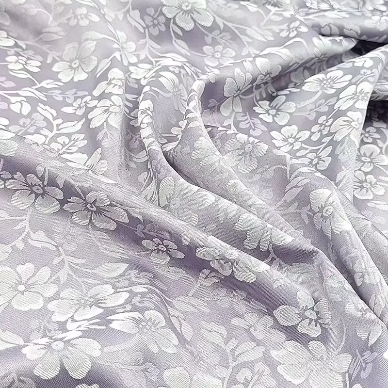 Textured Raised Emboss Colorful Radial Cationic Jacquard Fabric For Dresses