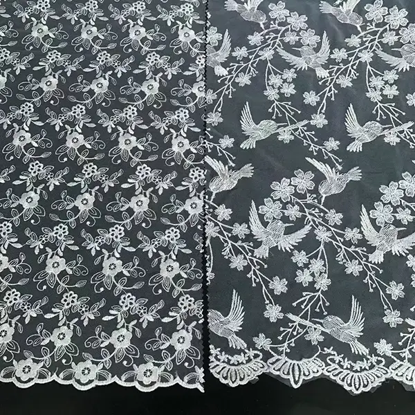 ٹولے تانے بانے کڑھائی لیس تانے بانے